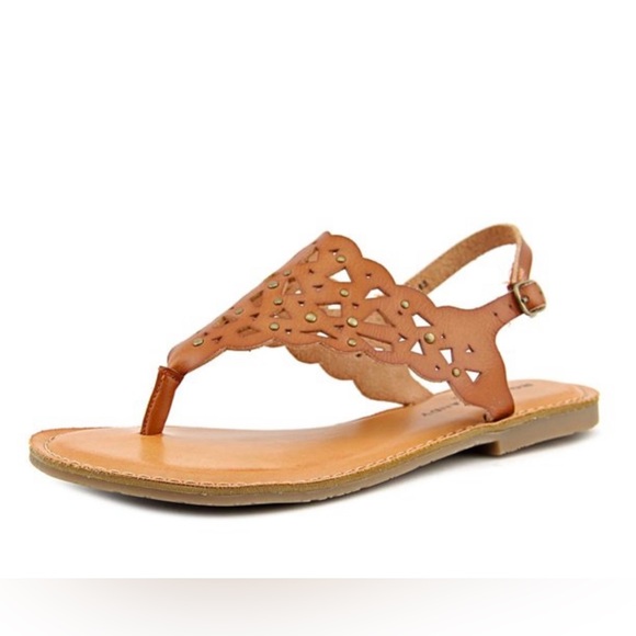 Rock & Candy Shoes - 🦋Sz 9 Women’s Tan “Breena” Flat Sandals by Rock & Candy EUC